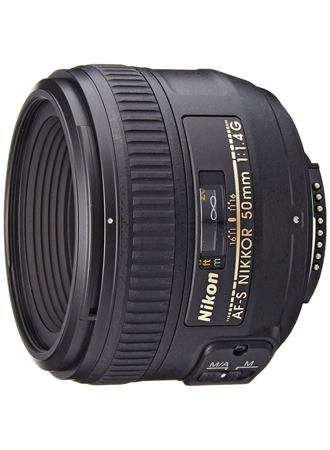Nikon Nikkor 50mm f/1.4G Fast Prime Lens Black  - Image 1