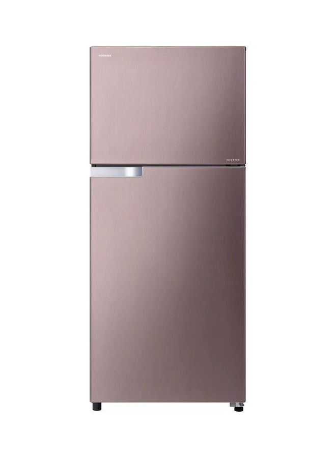 Toshiba Refrigerator Inverter No Frost 359 Liter, 2 Doors 220 kW GR-EF46Z-N Rose Gold - Image 1