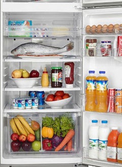 شارب ثلاجة نوفروست ببابين، سعة 385 لتراً SJ-48C(ST) أسود  - Image 3