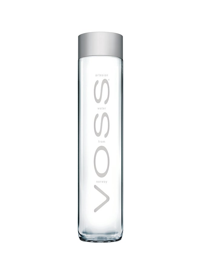 Voss - Natural Mineral Water Glass Bottle 800ml Pack of 12 - Image 1