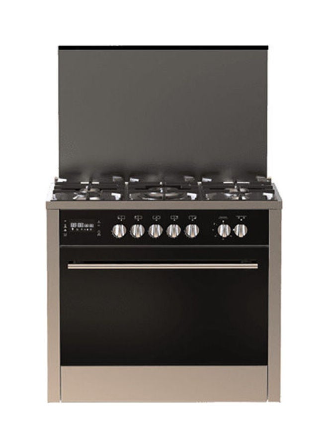 Fresh Professional Gas Cooker (B-Professional) 60 X 90 Cm Cast Iron, Fan ,Full Safety, Digital Timer ,With Gas Shut Off Timer Safety 500012294 Stainless - Image 1