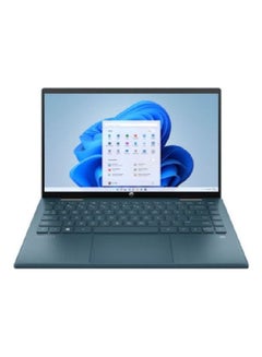Pavilion-x360-14T-DY000 Convertible Laptop With 14Inch Display,Core i7-1165G7/16GB RAM/ 512 GB SSD,Intel Iris Xᵉ Graphics Blue