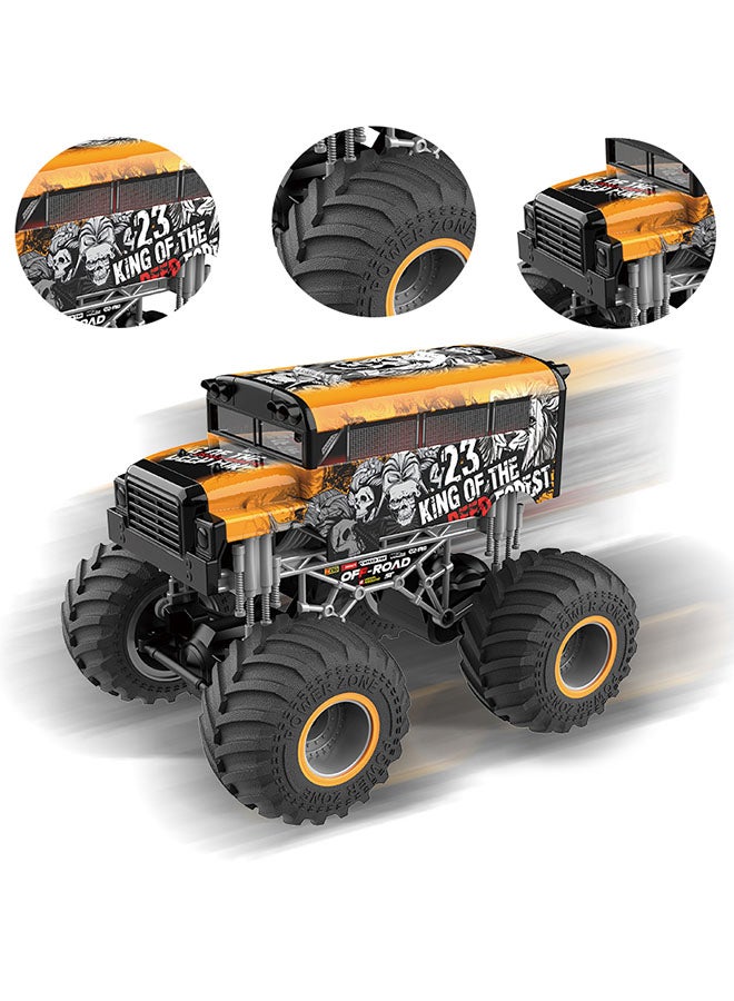 1:16 Remote Control Off-Road Vehicle For Boys For All Tarrain Monster Truck With Impressive Design And 2.4 Ghz Controller For High Precision And Speed 28 x 23 x 21.5cm
