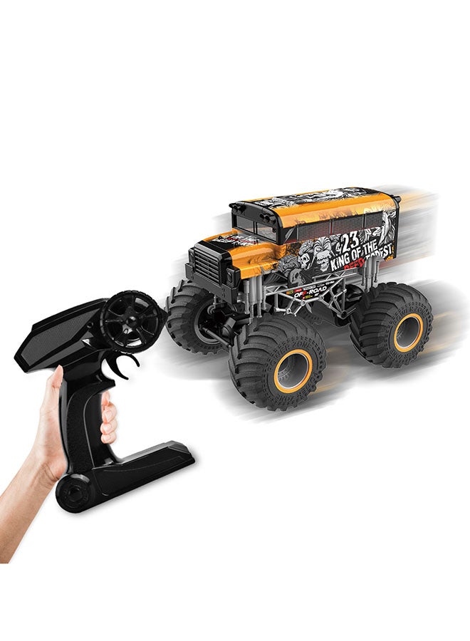 1:16 Remote Control Off-Road Vehicle For Boys For All Tarrain Monster Truck With Impressive Design And 2.4 Ghz Controller For High Precision And Speed 28 x 23 x 21.5cm