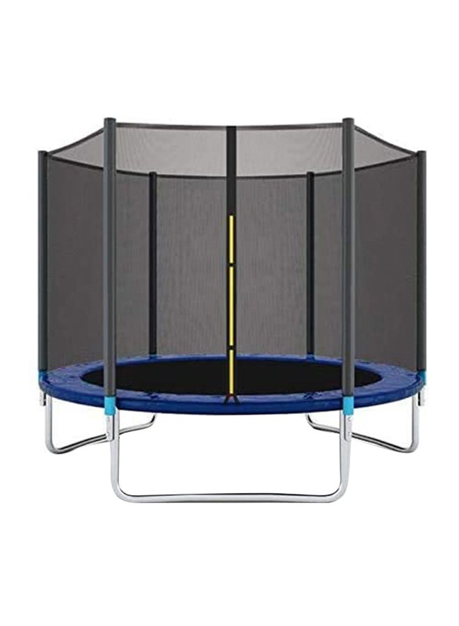 6 Ft Heavy-Duty Outdoor Bounce Trampoline With Safety Net For Secure Play Time 183x183x200cm - Image 1