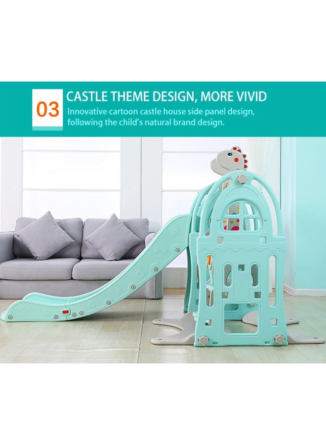 رينبو تويز مجموعة لعب مكونة من أرجوحة وزحلوقة غير مثبتة للأطفال حديثي المشي 208x145x120سم - Image 4