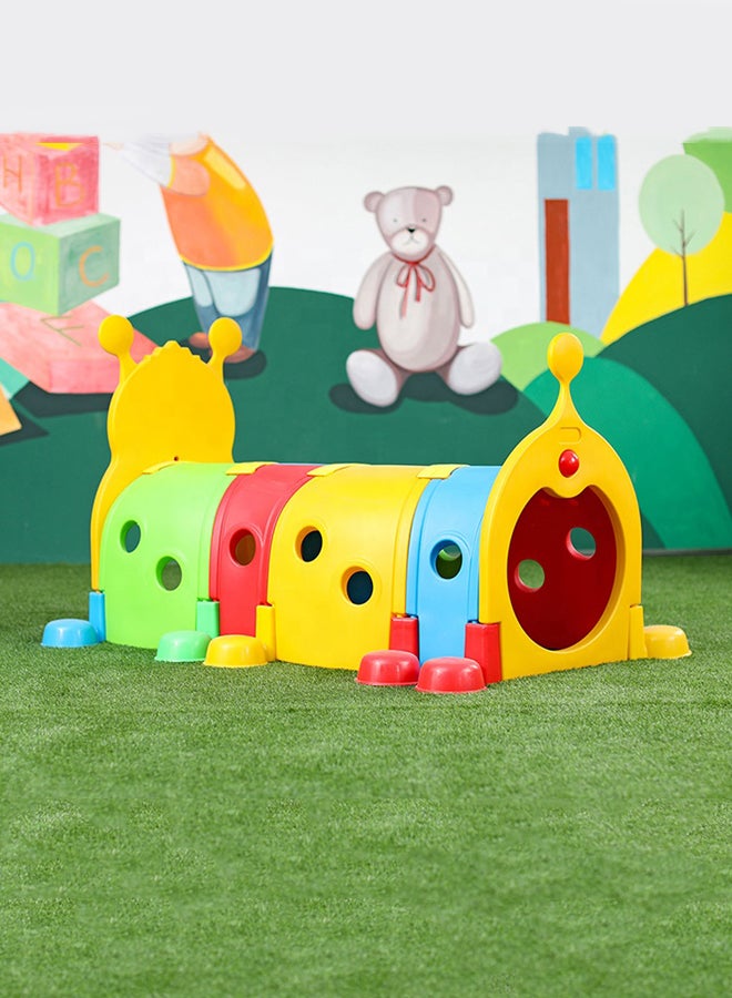 RBWTOYS Plastic Caterpillar Tunnel Playset For Kids 215x100x105cm - Image 4