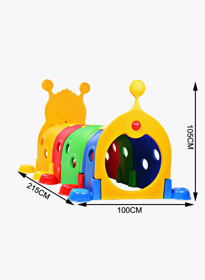 RBWTOYS Plastic Caterpillar Tunnel Playset For Kids 215x100x105cm - Image 5