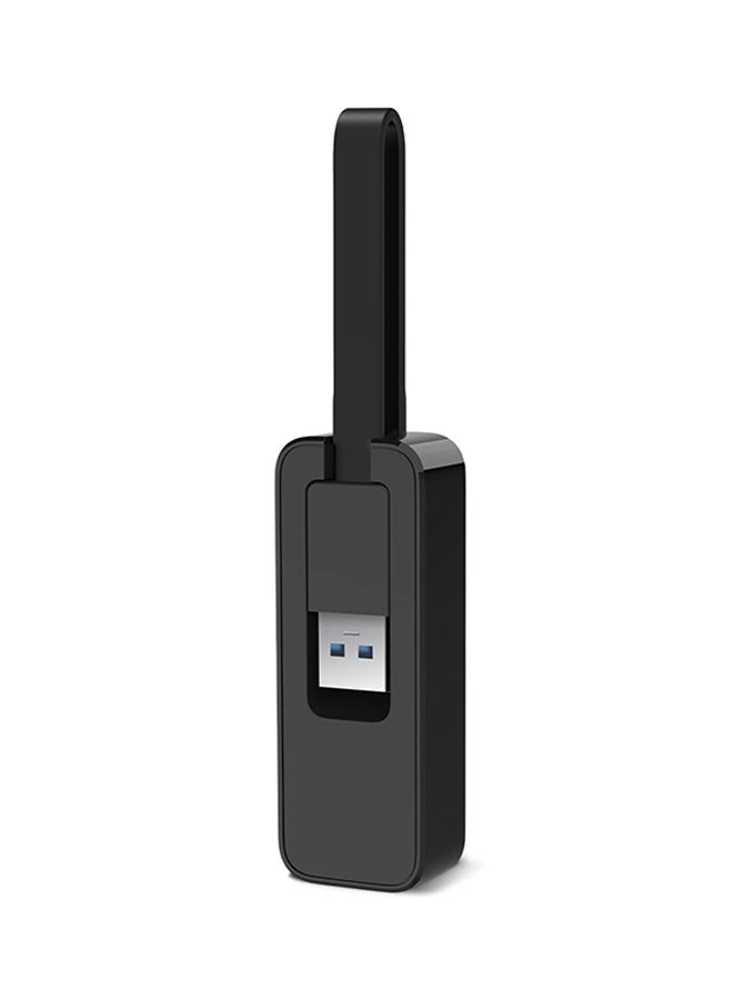 TP-LINK - USB 3.0 to RJ45 Gigabit Ethernet Network Adapter Black - Image 1