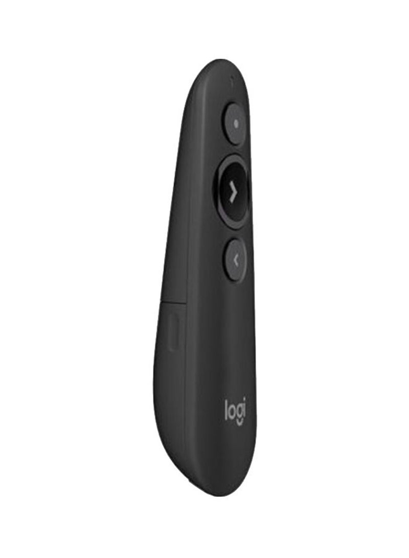 Logitech R500 Wireless Laser Pointer Presenation Remote Bluetooth USB Black - Image 3