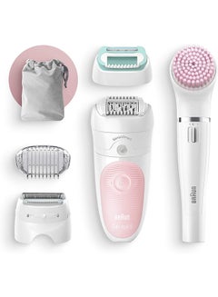 BRAUN Silk-Epil SE 5875 Beauty Wet And Dry Epilator White/Pink  - Image 2
