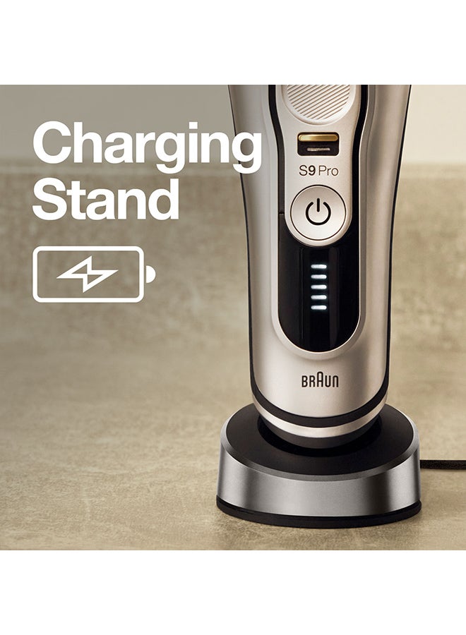 BRAUN Series 9 Pro 9427s Wet & Dry Shaver With Power Case And Charging Stand Silver - Image 5