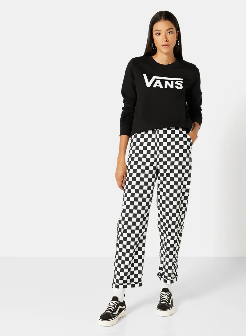VANS Front Logo Sweatshirt Black