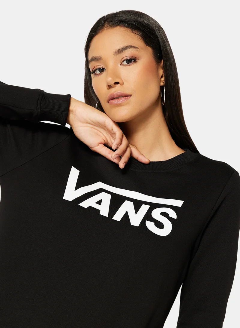 VANS Front Logo Sweatshirt Black