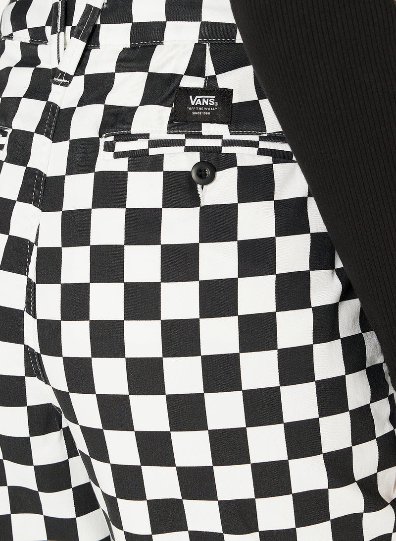 VANS - Checkered Pants Black/White - Image 1