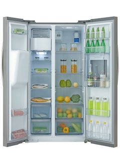 DAEWOO Side By Side Inverter Refrigerator FRS-657SSI Silver  - Image 2