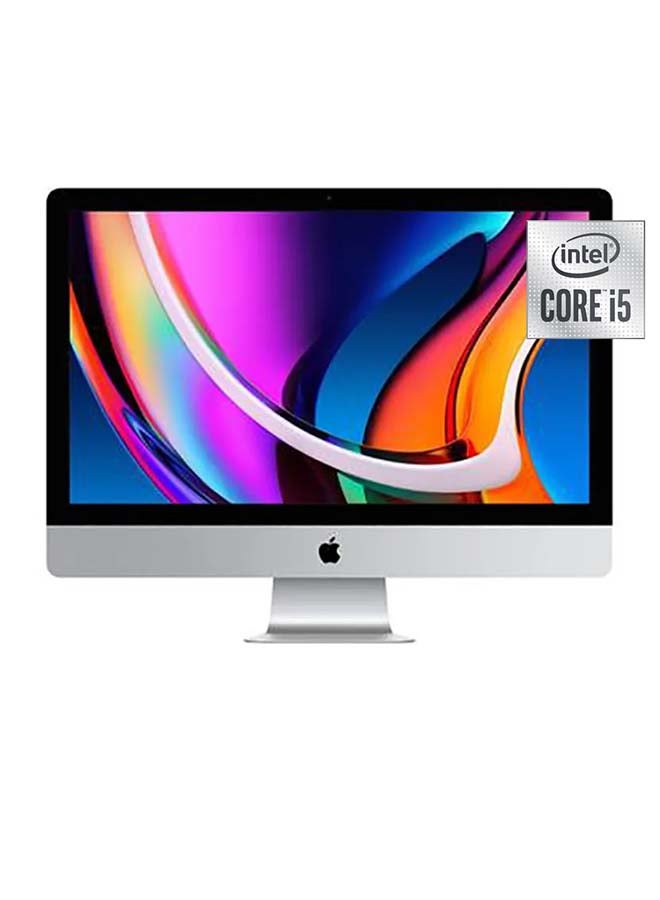 Apple - iMac 2020 All-In-One Desktop With 27-Inch Display,Core i5 Processor,10th Generation/8 GB RAM/256GB SSD/AMD Radeon Pro 5300 Graphic Card/Retina Display English Silver - Image 1