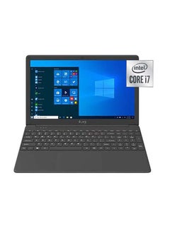 لابتوب زيد آير CX7 بشاشة مقاس 15.6 بوصة بدقة كاملة الوضوح ومعالج كور i7-7Y75 وذاكرة رام سعة 8 جيجابايت ومحرك أقراص SSD سعة 512 جيجابايت وبطاقة رسومات إنتل عالية الوضوح الإنجليزية/العربية أسود