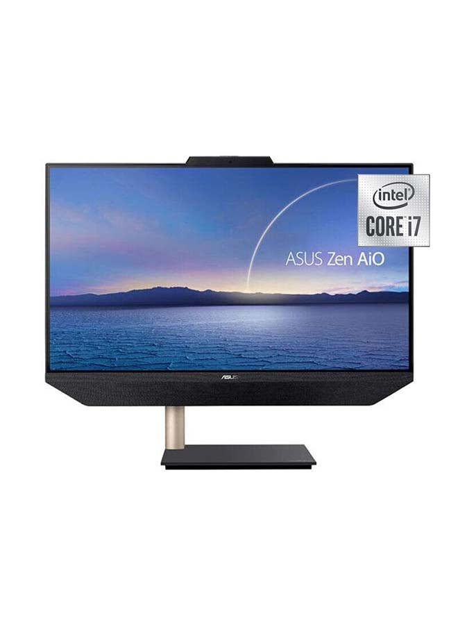ASUS - Zen AiO With 23.8-Inch Touch Display, Core i7-10700T Processor / 16GB RAM / 1TB HDD + 256GB SSD / 2GB NVIDIA GeForce MX330 Graphics / W11 / Arabic Black - Image 1