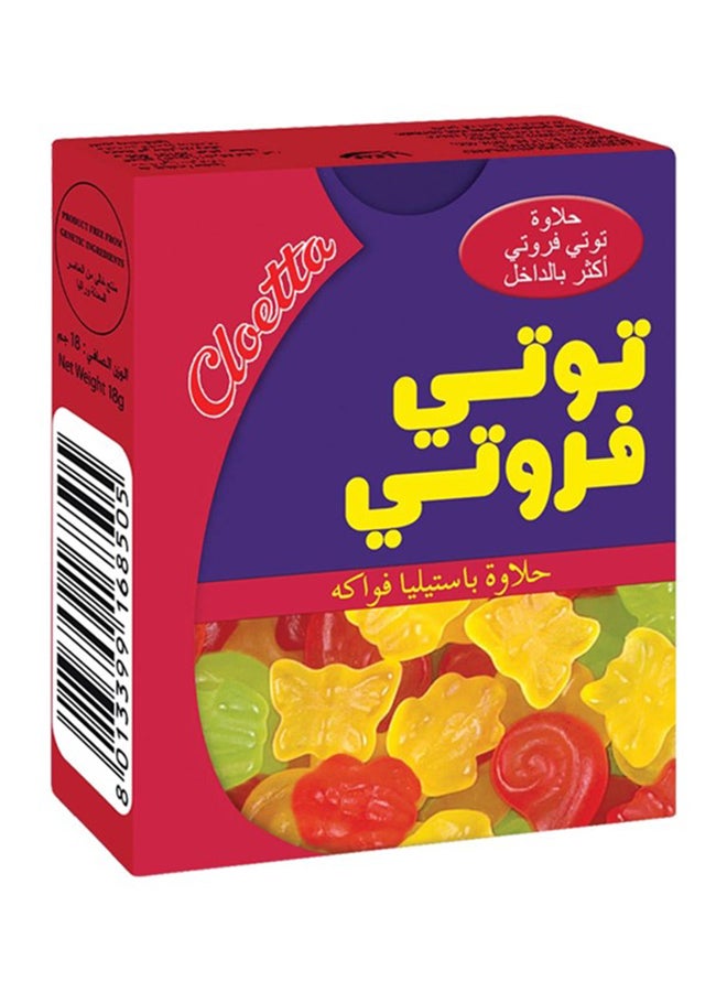 توتي فروتي لبان بنكهة الفواكه 18جرام