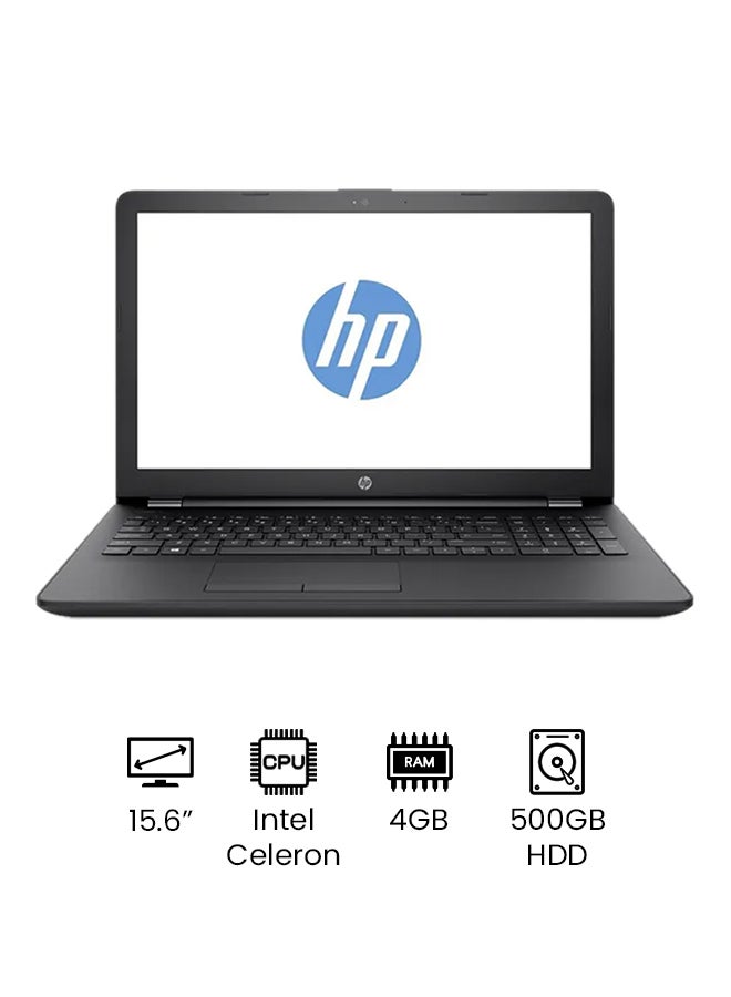 HP (Upgraded Version) 15-Ra008Nia With 15.6-Inch Display Celeron N3060/4Gb RAM/500Gb Hdd/Integrated Graphic International Version Black Black - Image 1