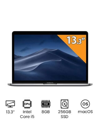 MacBook Pro 13 With Touch Bar Mid 2019, 13.3-Inch Display/Core i5 Processor/8GB RAM/256GB SSD/Intel Iris Plus Graphics 645 English Space Grey - v1656599523/N34935098A_1