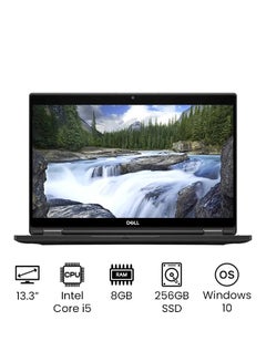 DELL Renewed Latitude 7390 Convertible 2-In-1 Laptop With 13.3-Inch Display, Core i5 Processor/8GB RAM/256GB SSD/Intel UHD Graphics 620 International Version Windows 10 Black  - Image 1
