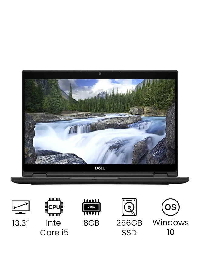 DELL - Renewed Latitude 7390 Convertible 2-In-1 Laptop With 13.3-Inch Display, Core i5 Processor/8GB RAM/256GB SSD/Intel UHD Graphics 620 International Version Windows 10 Black - Image 1