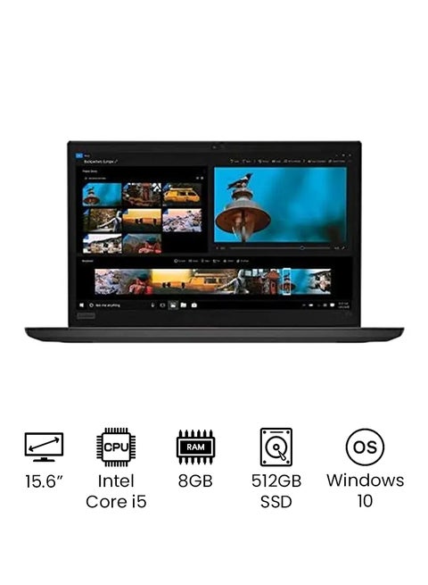 ThinkPad E15 (Upgraded Version) Laptop With 15.6-Inch Display, Core i5 Processor/8GB RAM/512GB SSD/Intel HD Graphics International Version Black Black