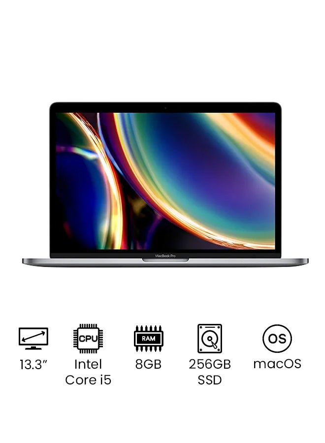 Apple - MacBook Pro MXK32 With 13.3-Inch Display, Core i5 Processor/8GB RAM/256GB SSD/Intel Iris Plus Graphics 645 Space Grey English/Arabic Space Grey - Image 1