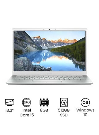 Inspiron 5390 Laptop With 13.3-Inch Touch Screen Display, Core i5 Processer/8GB RAM/512GB SSD/Intel UHD Graphics/International Version White - v1656599526/N40793487A_1