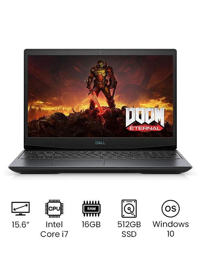DELL - G5 15-5500 Gaming Laptop With 15.6-Inch FHD Display, Intel Core i7-10750H Processor/ 16GB DDR4 RAM/ 512GB SSD/ Nvidia Geforce GTX 1650 TI 4GB GDDR6 Graphics Card/ Ubuntu International Version Black - Image 1