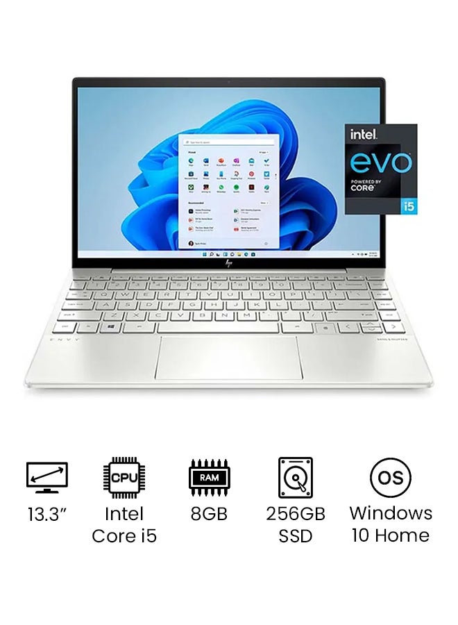 HP Envy 13-ba1047wm (Upgraded Version) Laptop 13.3 FHD Inch Intel Core i5 1135G/8GB RAM/256 GB SDD Intel Iris X Graphics/International Version English Black  - Image 1