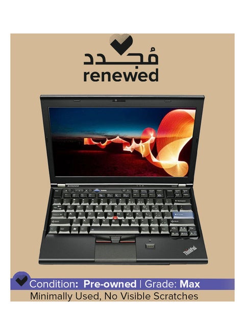 Renewed - Thinkpad x220 (2000) Laptop With 12.3-Inch Display, Intel Core i5 Processor/2nd Gen/8GB RAM/256SSD/Intel HD Graphics Black English Black