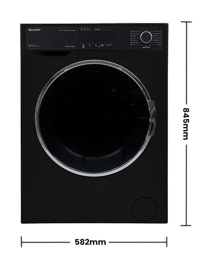 SHARP Washing Machine Fully Automatic 400 W ES-FP914CXE-B Black  - Image 1