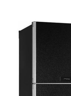 شارب ثلاجة رقمية بتقنية العاكس وخاصية منع تكون الثلج ببابين من الزجاج 300 W SJ-PV69G-BK أسود  - Image 3