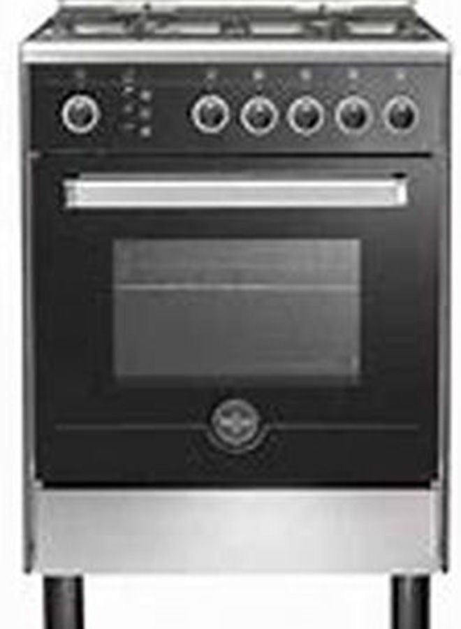 LA GERMANIA Freestanding Cooker Gas burners 6N80GRB1X4AWW Stainless x Black - Image 2