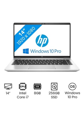 ProBook 440 G8 Business (Upgraded Version) Laptop With 14-Inch Full HD Display, Core i7-1165G7 Processer/8GB RAM/256GB SSD/Intel Iris Xe Graphics,Windows 10 Pro /International Version English Silver - v1656606331/N53329497A_1