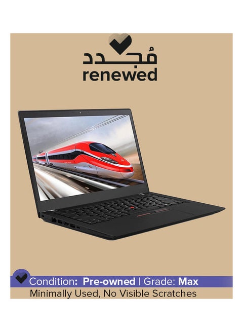 Renewed - Thinkpad T470s Laptop With 14-Inch Display,Intel Core i5 Processor/6th Gen/8GB RAM/256GB SSD/Intel HD Graphics English Black
