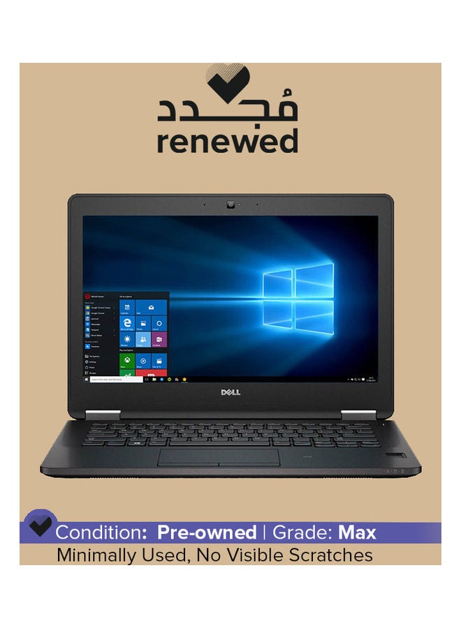 Renewed - Latitude 5270 (2019) Laptop With 12.5-Inch Display, Intel Core i5 Processor/6th Gen/8GB RAM/500GB HDD/Intel HD Graphics English Black