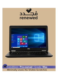 DELL Renewed - Latitude 7250  (2015) Laptop With 12.5-Inch Display, Intel Core i7 Processor/5th Gen/4GB RAM/128GB SSD/Intel HD Graphics Black English Black  - Image 1