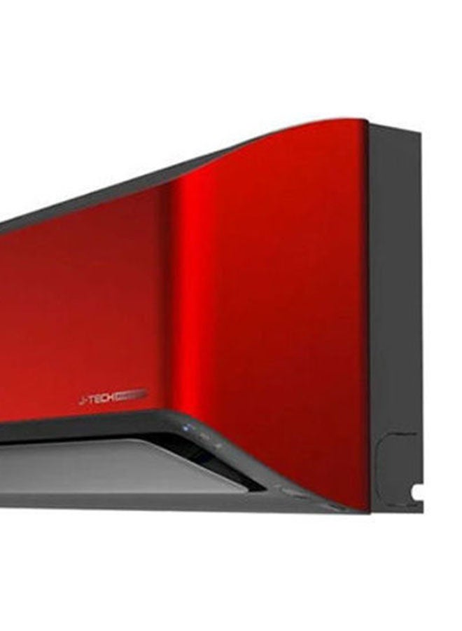 SHARP - Split Air Conditioner 1.5 HP Cool - Heat Inverter-Plasmacluster, cover 12 Meters 12240 W AE-X12YHE Red - Image 1