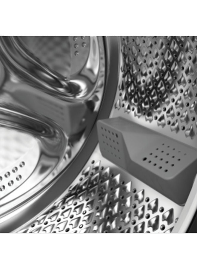 بيكو غسالة ملابس بسرعة 1200 دورة في الدقيقة بشاشة رقمية وباب كروم كبير جداً وعاكس كهربائي (سريع) وبميزة البخار 1300 W WTV 8612 XMCI رمادي - Image 4