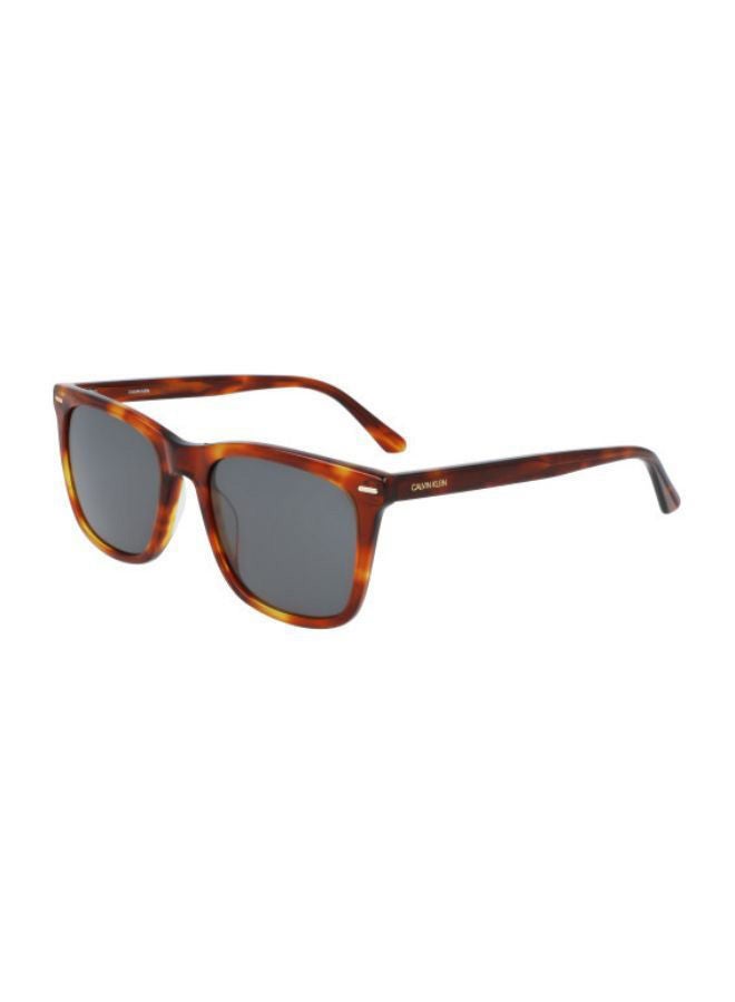 CALVIN KLEIN - Men's Fullrim Injected Modified Rectangle Sunglasses - Lens Size: 53 mm - Image 1