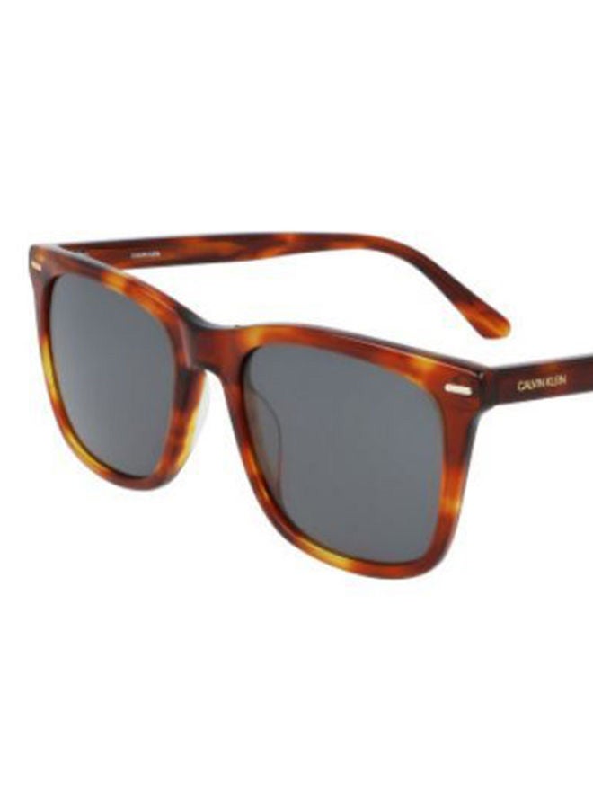 CALVIN KLEIN - Men's Fullrim Injected Modified Rectangle Sunglasses - Lens Size: 53 mm - Image 1