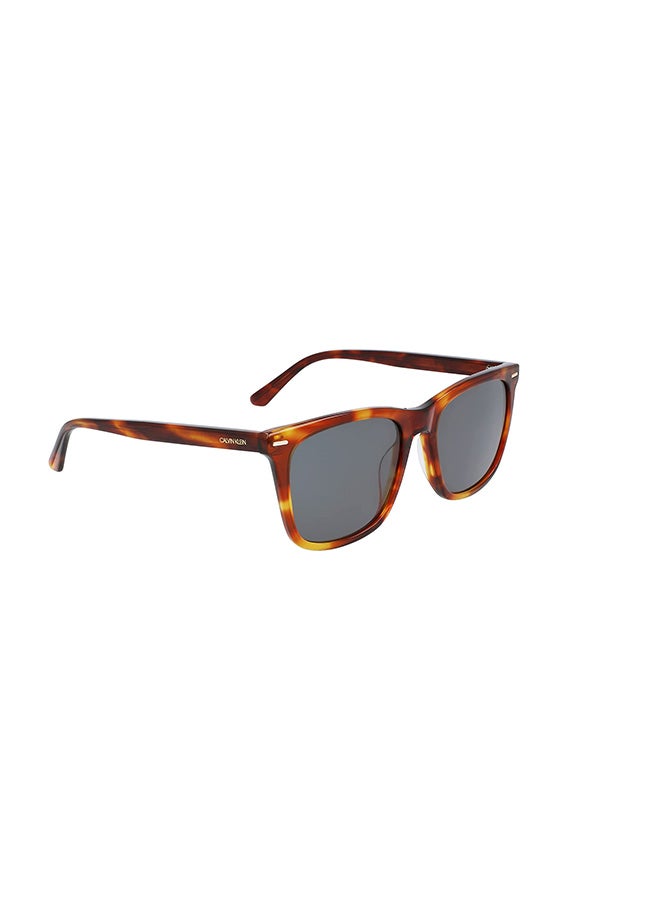 CALVIN KLEIN - Men's Fullrim Injected Modified Rectangle Sunglasses - Lens Size: 53 mm - Image 1