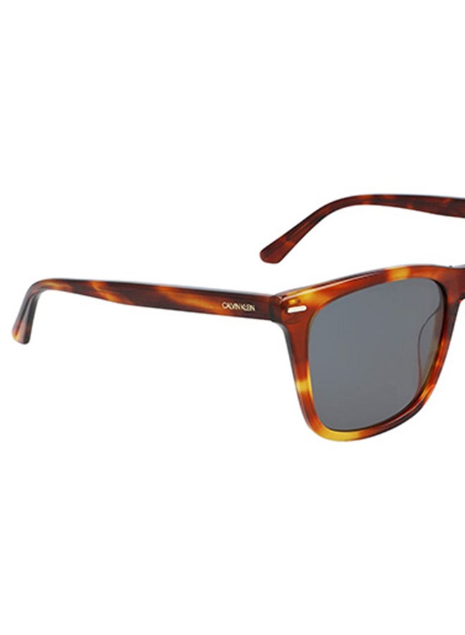 CALVIN KLEIN - Men's Fullrim Injected Modified Rectangle Sunglasses - Lens Size: 53 mm - Image 1