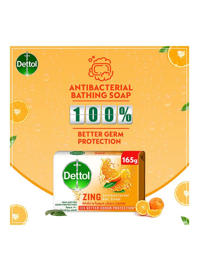 Dettol Antibacterial Bar Soap Pack of 4 165grams  - Image 4