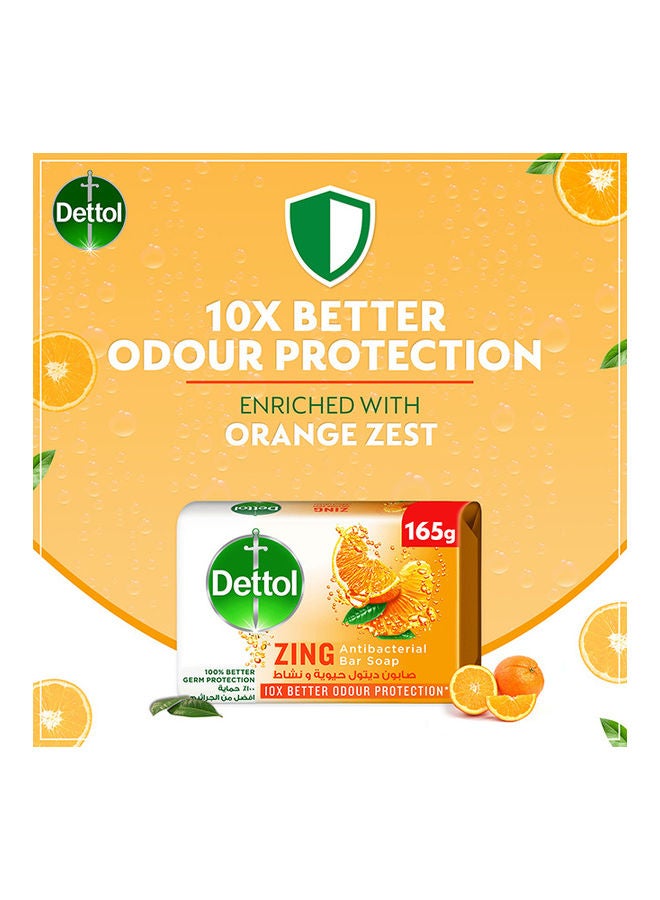 Dettol Antibacterial Bar Soap Pack of 4 165grams  - Image 3