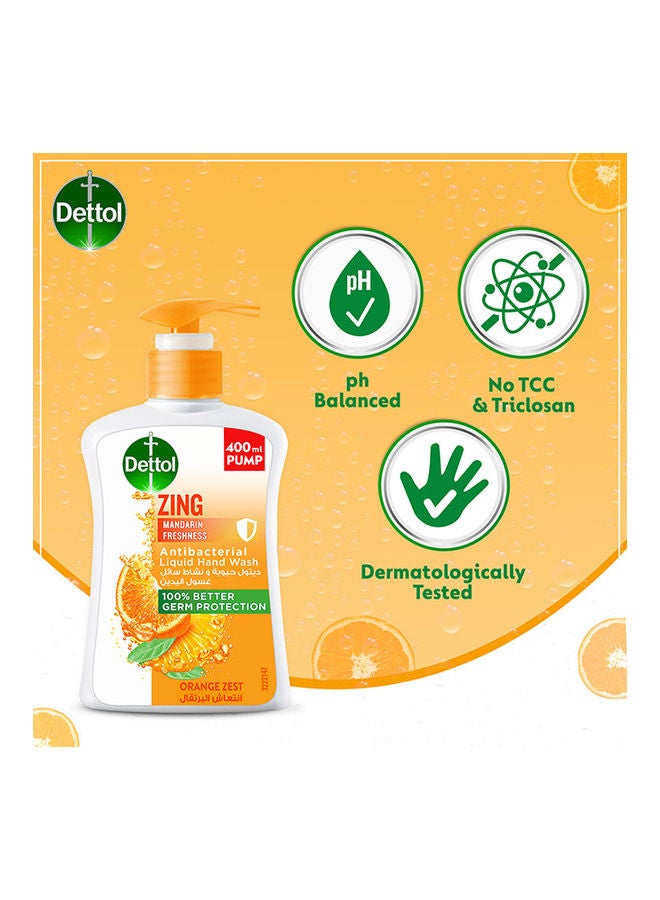 Dettol Antibacterial Liquid Hand Wash Pump 400ml  - Image 4